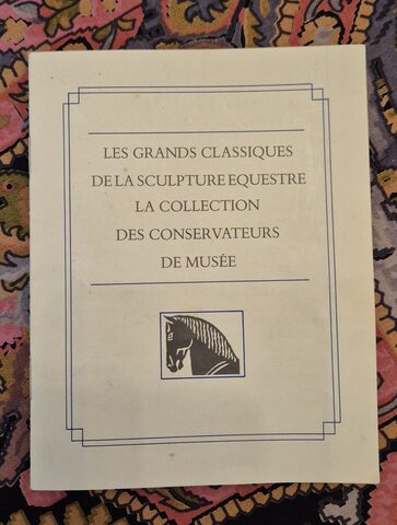 Collection complète "Grands Classiques de la Sculpture Équestre" – Médaillier Franklin – vitrine 12 niches + certificat
