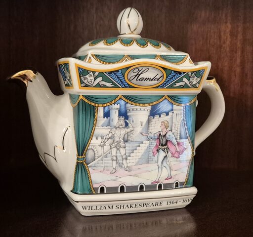Théière collection Sadler – Hamlet – William Shakespeare – porcelaine anglaise